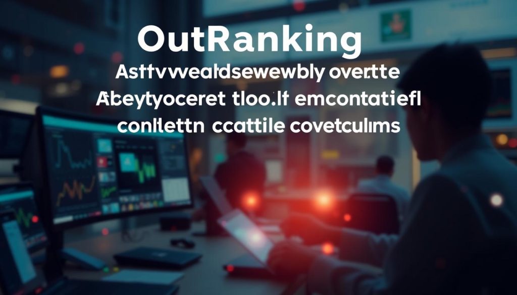 OutRanking's AI-powered keyword research and content optimization features.