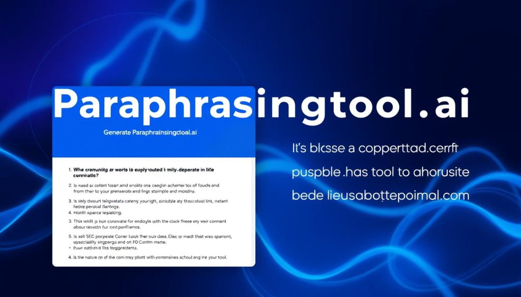 Paraphrasingtool.ai, a tool for rephrasing content to improve SEO.