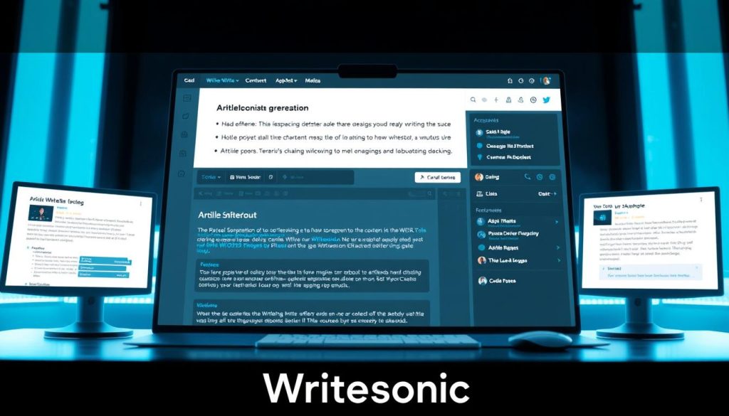 Writesonic's AI Article Writer interface